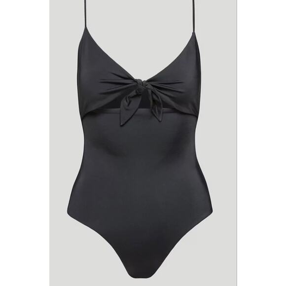 ARITZIA Wilfred NOE Bodysuit and Swimsuit Front Tie Cutout One Piece XS - Picture 8 of 9